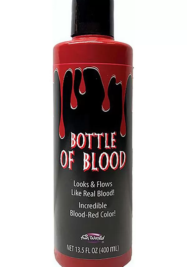 Discount 13.5 Fl Oz Bottle Of Blood | Halloween Decoration Makeup
