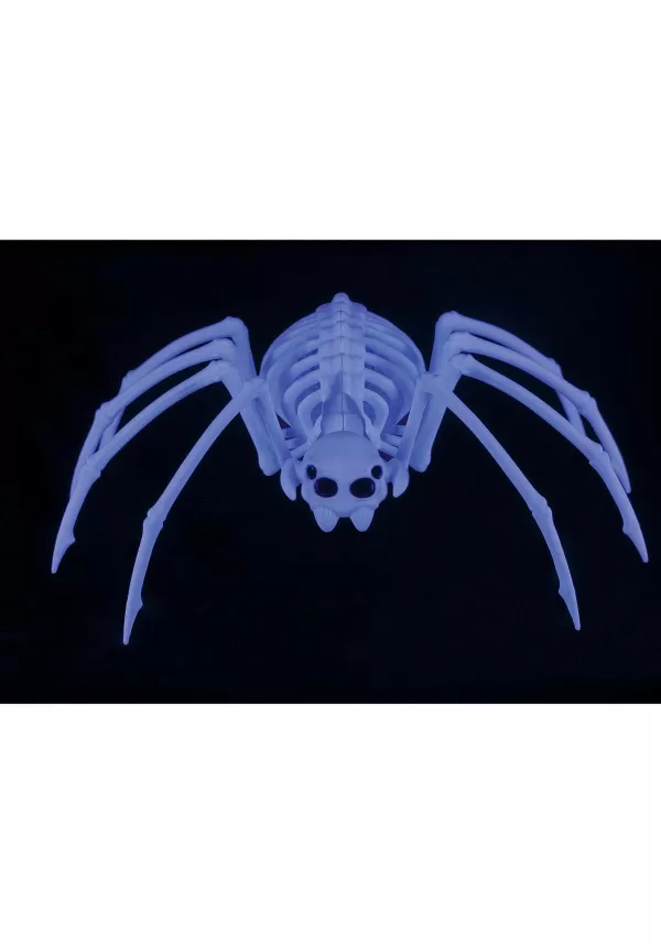 Best 13.6 Inch Black Light Ghostly Spooky Spider Skeleton Halloween Props