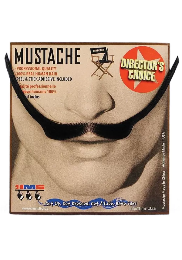 Fashion 1890S Style Black Mustache Mustaches / Beards