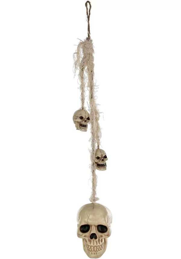 Store 20-Inch Hanging Skulls Decoration Halloween Props