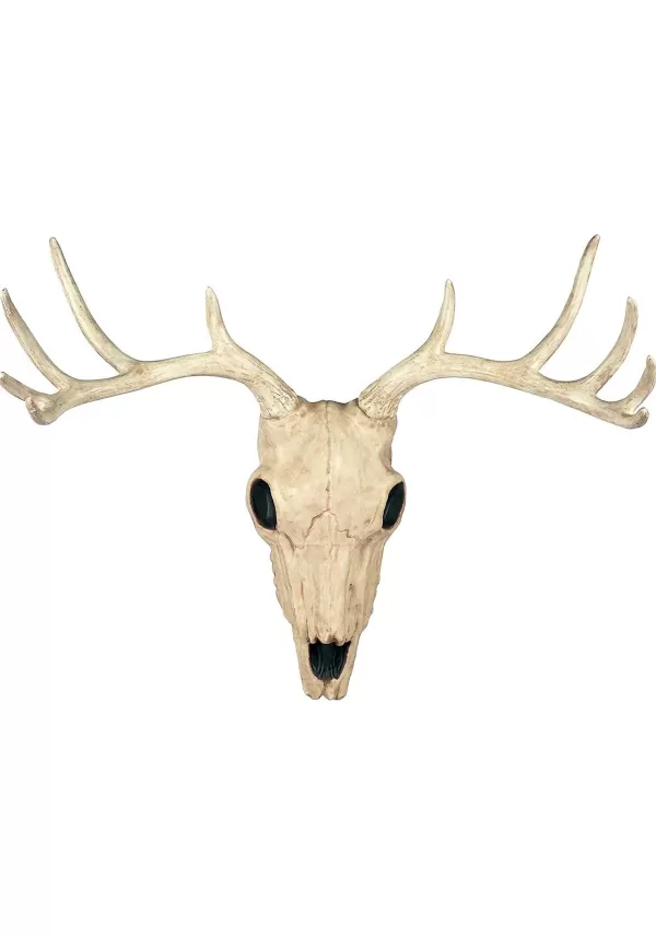 Cheap 21-Inch Buck Skull Decoration Halloween Props