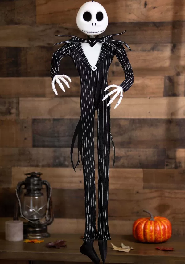 Cheap 30-Inch Nightmare Before Christmas Hanging Poseable Jack Skellington Halloween Decoration Christmas Decorations