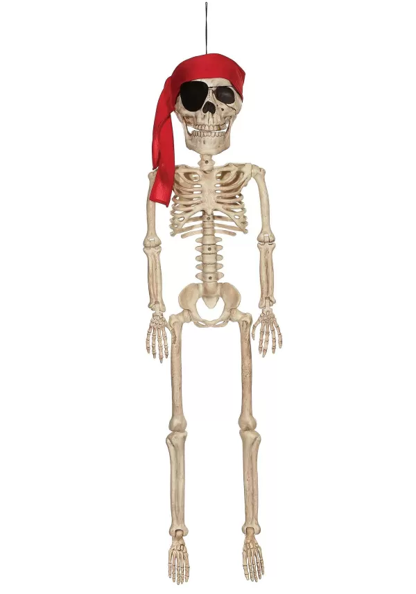 Cheap 39" Pirate Skeleton Jr. Halloween Decoration Kid Friendly D Cor