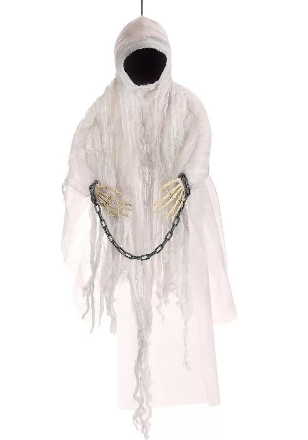 Online 3 Foot Hanging Faceless Ghost Prop Decoration Halloween Props