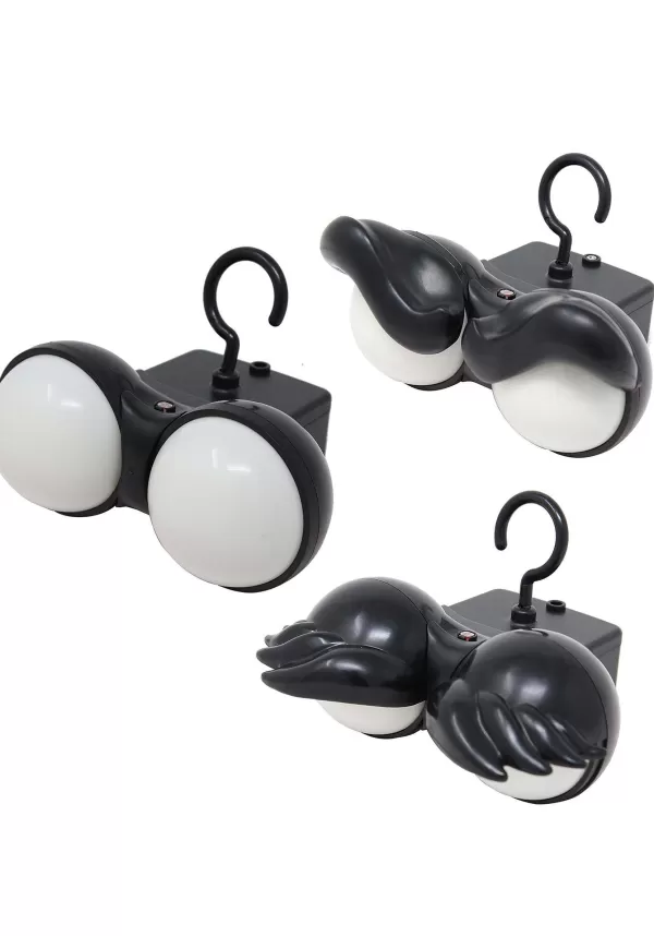 Discount 3 Pack Dark-Activated Flashing Peeping Eyes Lights Set Halloween Lights