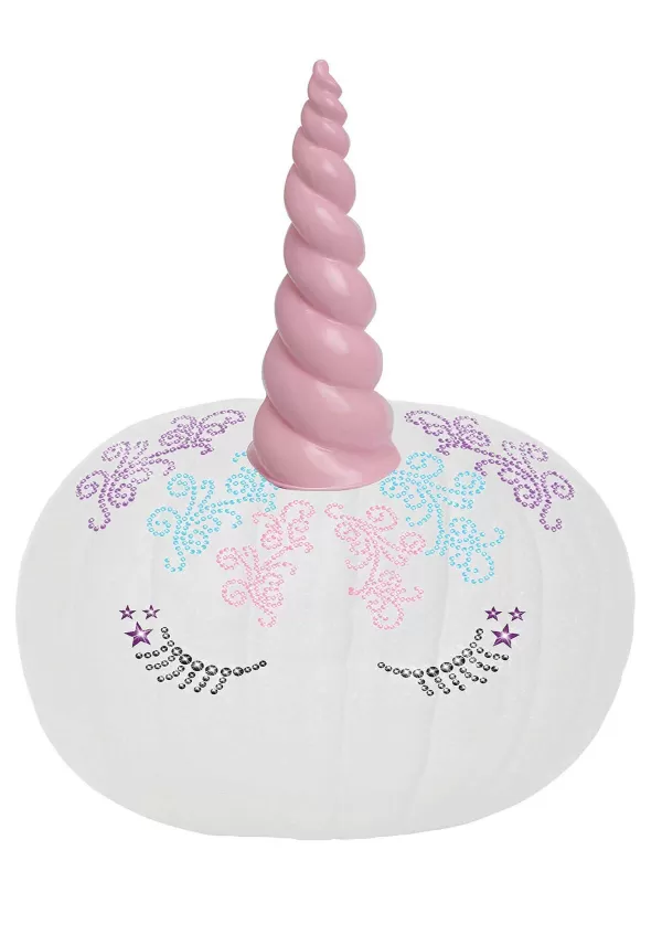 New 3D Unicorn Pumpkin Halloween Decoration Kit Kid Friendly D Cor