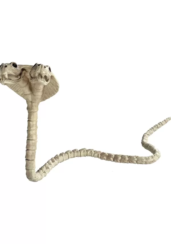 New 41" Double Headed Cobra Skeleton Decoration Halloween Props