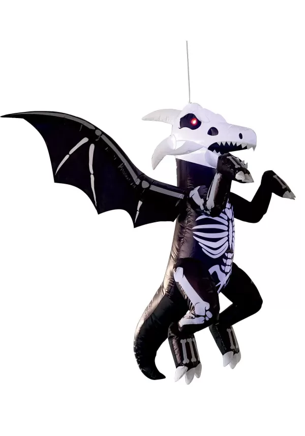 Outlet 5Ft Hanging Skeleton Dragon Inflatable Decoration Inflatable Decorations