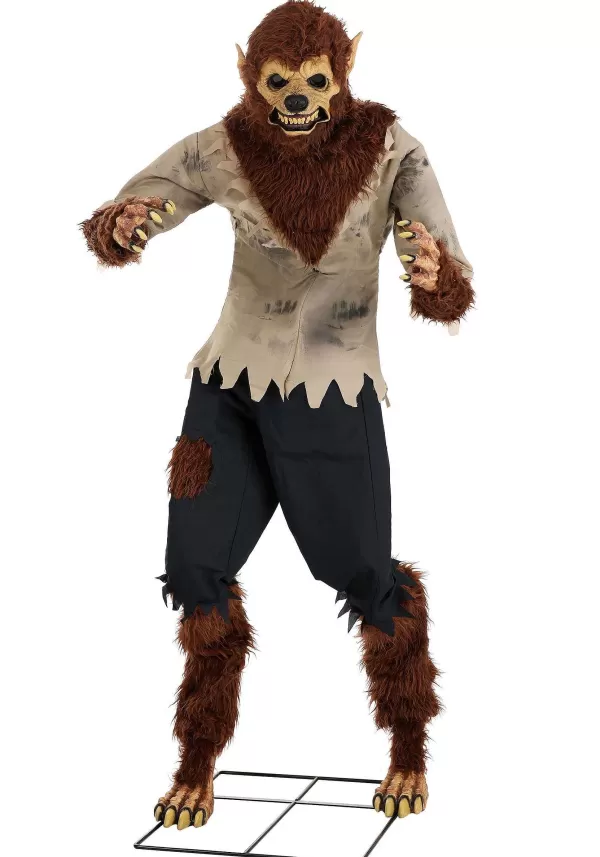 New 6 Foot Feral Werewolf Animatronic Seasonal Visions International Decoration Animatronics