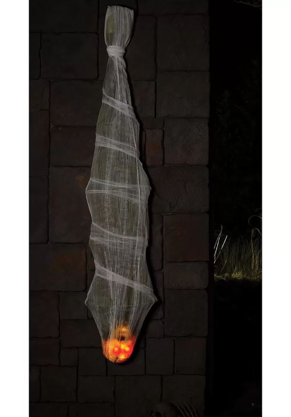 Hot 6 Foot Light Up Cocoon Corpse Halloween Prop Halloween Props