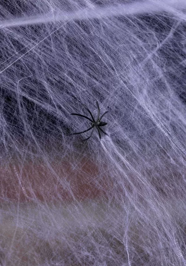Online 800 Square Ft White Spider Web Halloween Decoration Indoor Decorations