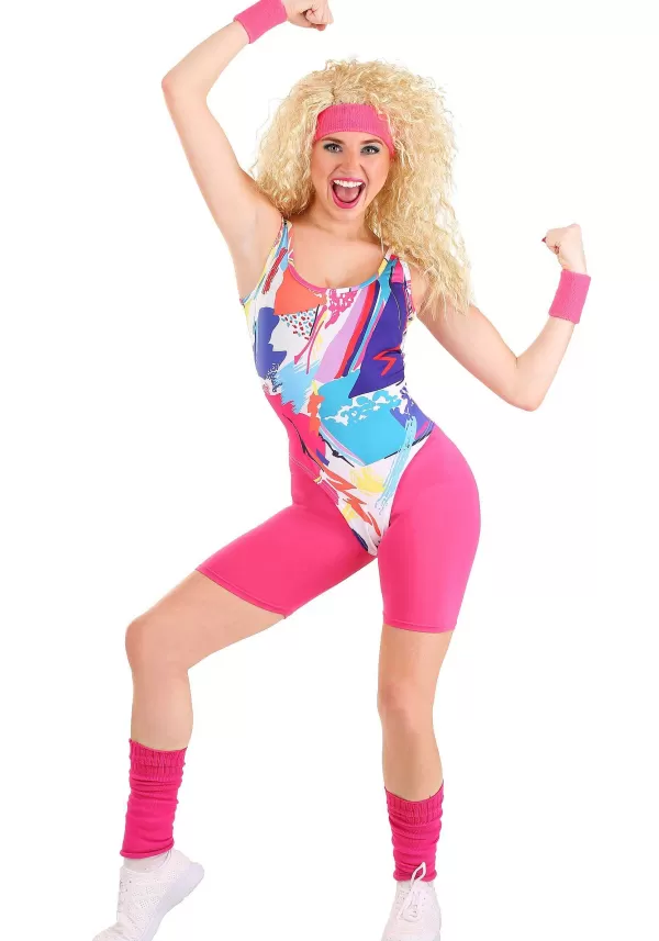 Fashion 80S Jazzercise Costume For Women Sexy Costumes