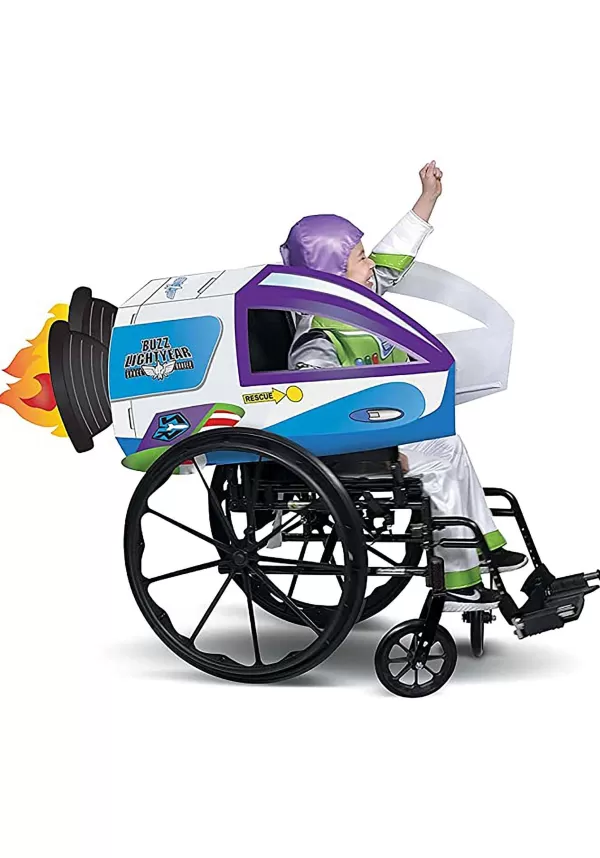 Hot Adaptive Buzz Lightyear Spaceship Wheelchair Cover Costume Adaptive Costumes