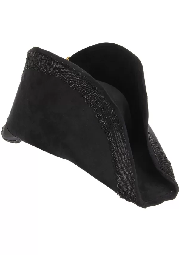 Hot Admiral Black Bicorn Hat Hats