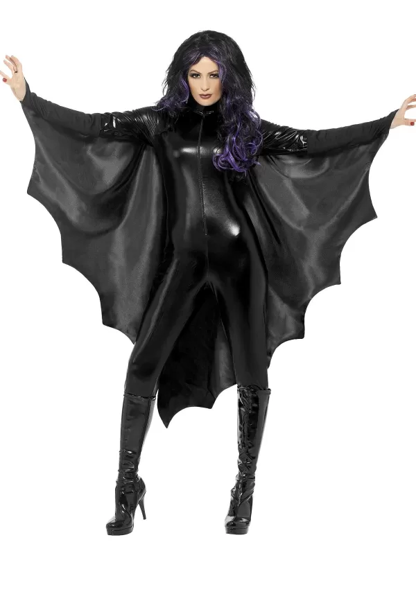 Outlet Adult Black Bat Wings Capes