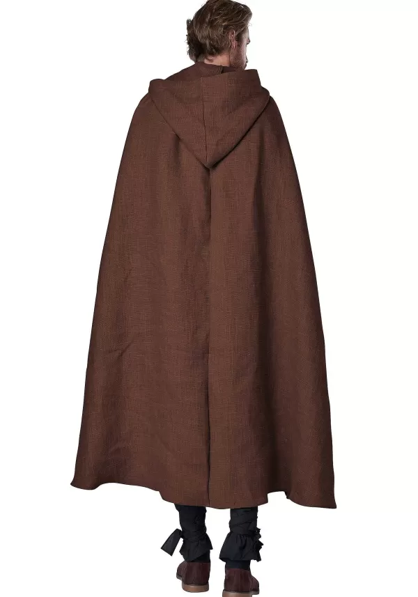 Flash Sale Adult Brown Hooded Cloak Capes