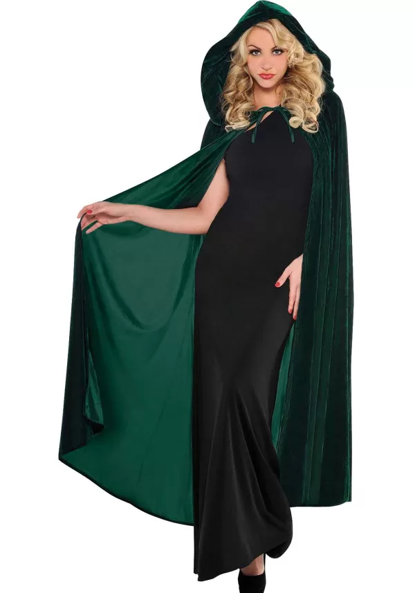 New Adult Green Renaissance Cape Accessory Capes