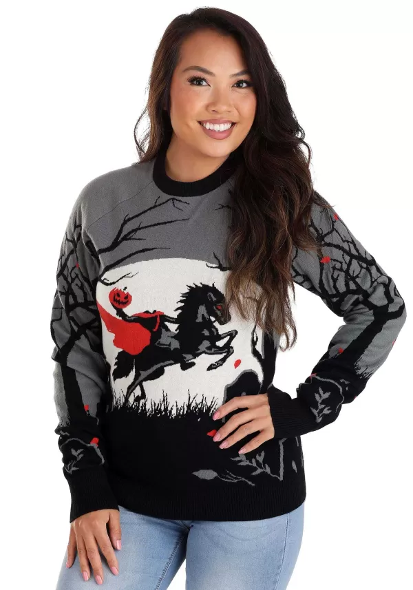 Best Sale Adult Headless Horseman Halloween Sweater Halloween Clothes