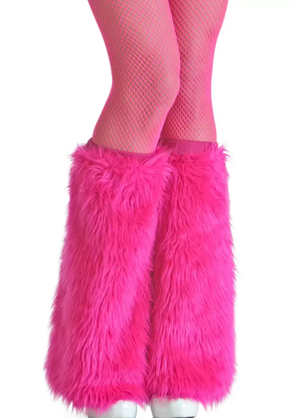 Flash Sale Adult Pink Furry Boot Covers Boots/Shoes