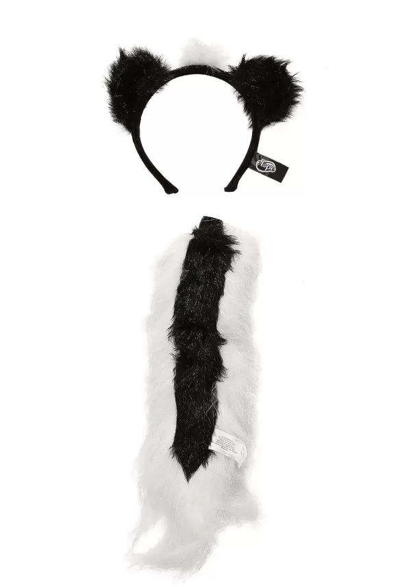 Outlet Adult Skunk Ears & Tail Set Accessory Kits