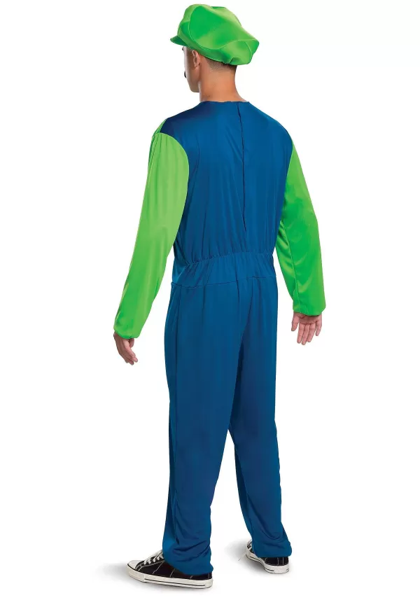 New Adult Super Mario Classic Luigi Costume Men'S Costumes