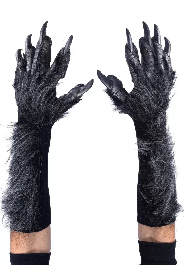 Best Adults Grey Wolf Gloves Gloves