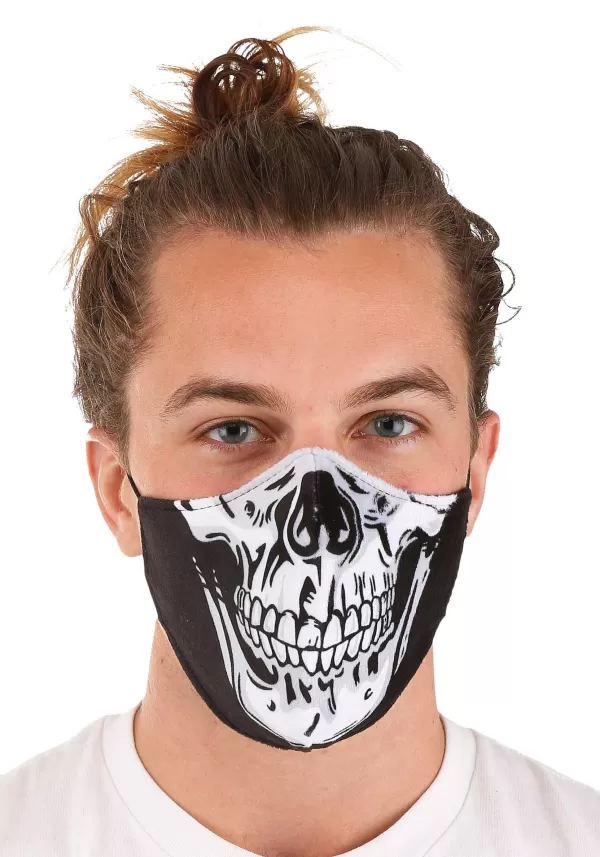 Cheap Adult'S Skeleton Sublimated Face Mask Face Masks