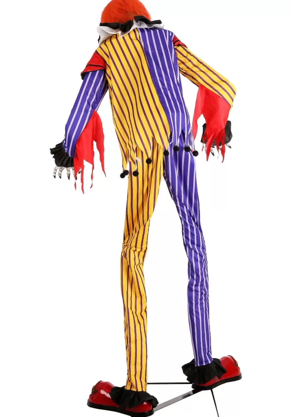 Flash Sale Animated 7Ft Funzo The Clown Halloween Prop Animatronics