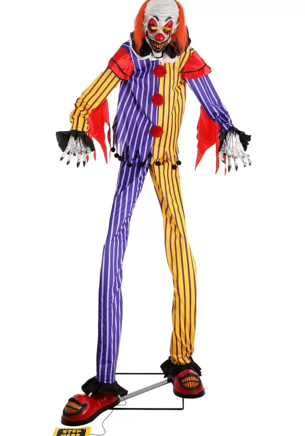 Flash Sale Animated 7Ft Funzo The Clown Halloween Prop Animatronics