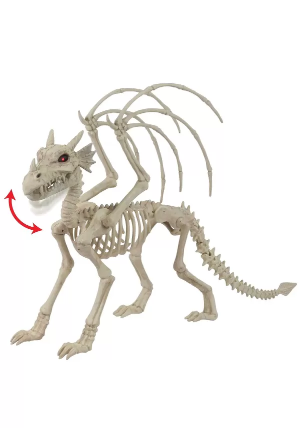 New Animated Majestic Dragon Skeleton Animatronics