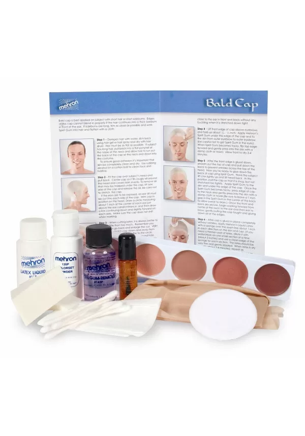 Outlet Bald Cap Kit Makeup