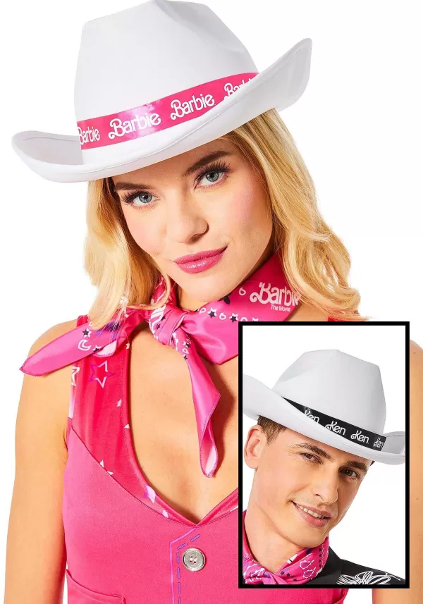 Fashion Barbie Movie Barbie/Ken Cowgirl Hat For Adults Hats