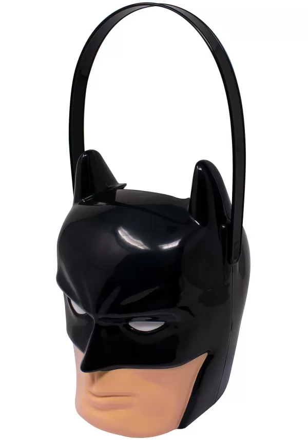 Clearance Batman Plastic Treat Tote Trick Or Treat Bags / Pails