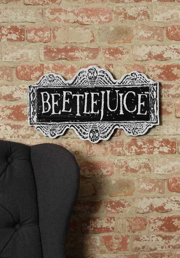 Best Sale Beetlejuice Decorative Sign Indoor Decorations