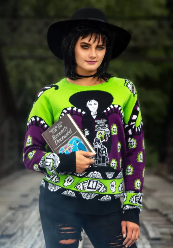 Best Beetlejuice Lydia Deetz Adult Halloween Sweater Halloween Clothes