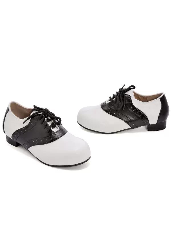 Flash Sale Black And White Saddle Shoes For Girls Boots/Shoes