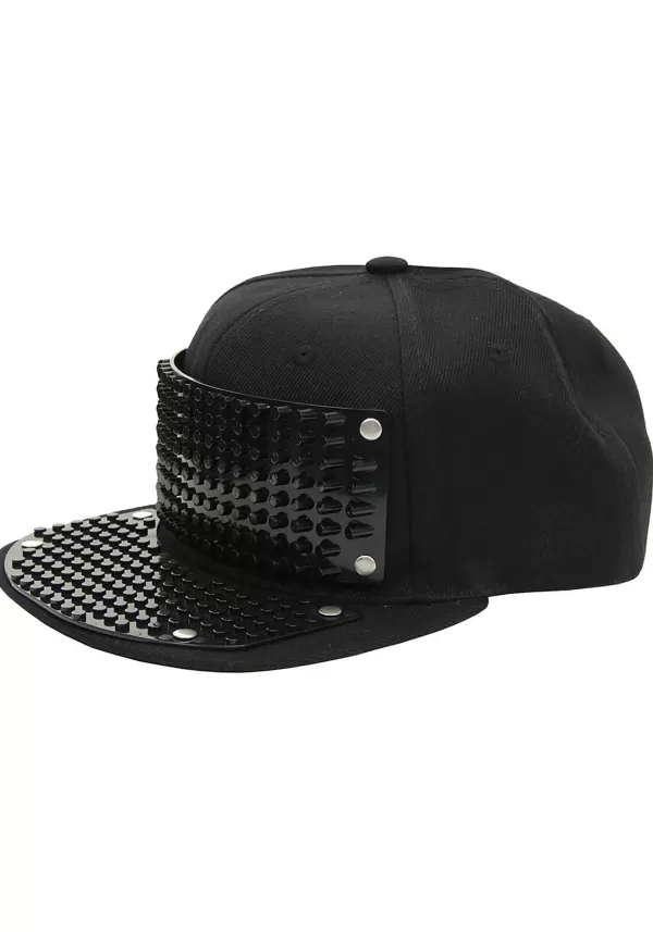 Outlet Black Bricky Blocks Snapback Hat Hats