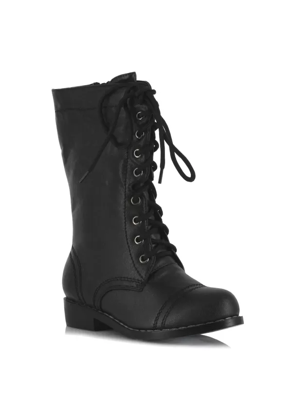 Cheap Black Military Kid'S Boots Boots/Shoes