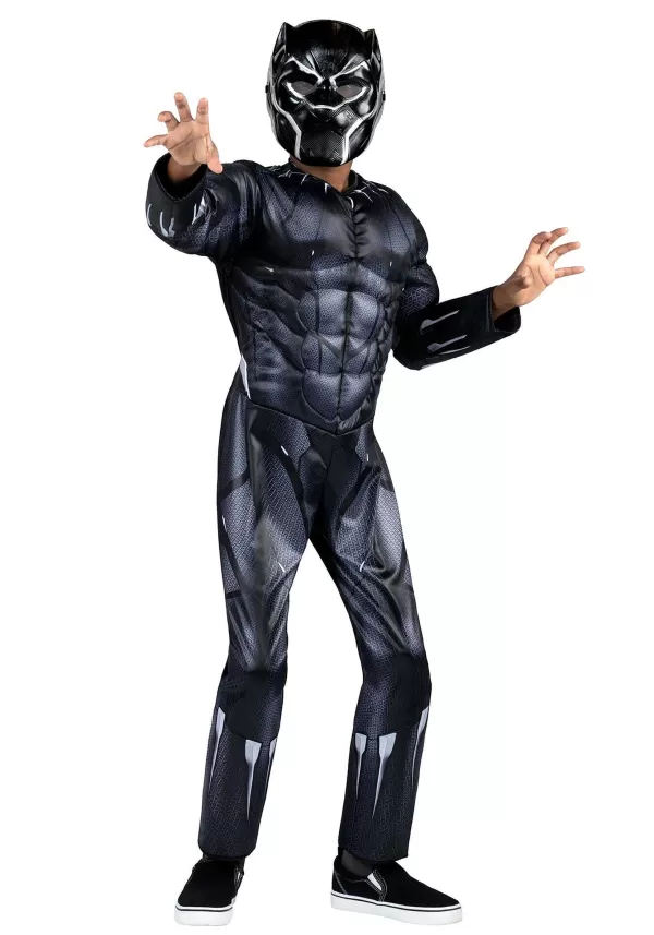 Cheap Black Panther Boy'S Costume Boy Costumes