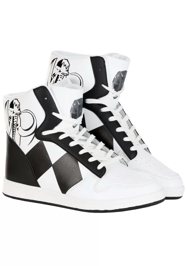 Clearance Black Power Rangers Costume Inspired Sneakers For Adults Boots/Shoes