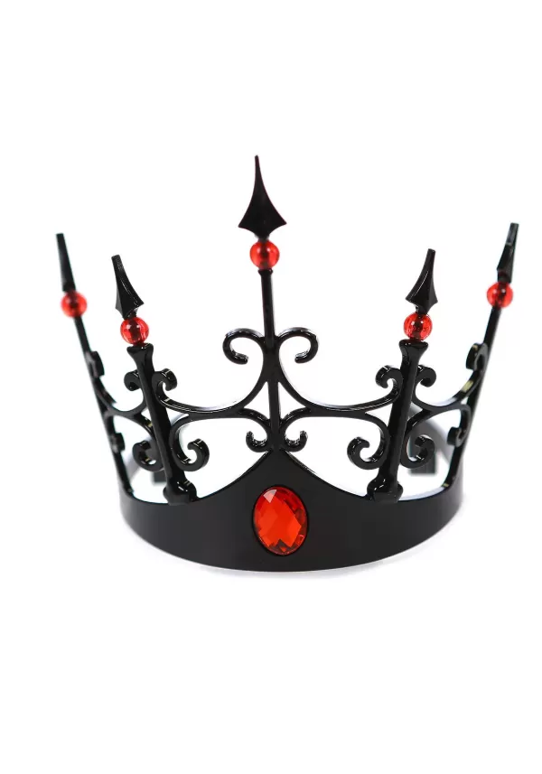 Store Black Royal Crown For Girls Costume Jewelry