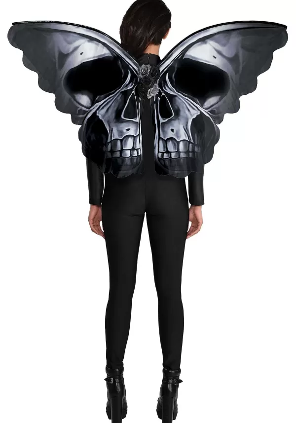 New Black Skeleton Butterfly Wings Wings