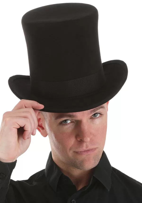 Flash Sale Black Top Hat For Adults Hats