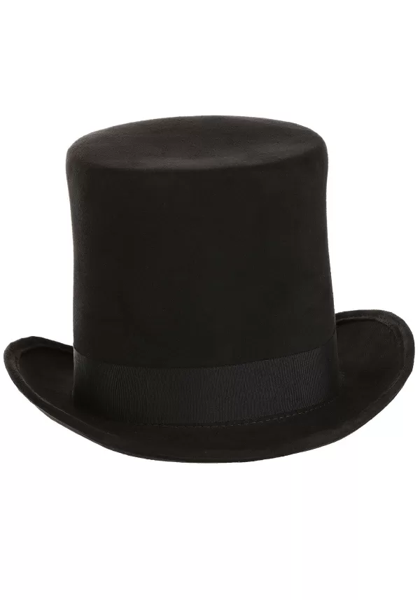 Flash Sale Black Top Hat For Adults Hats