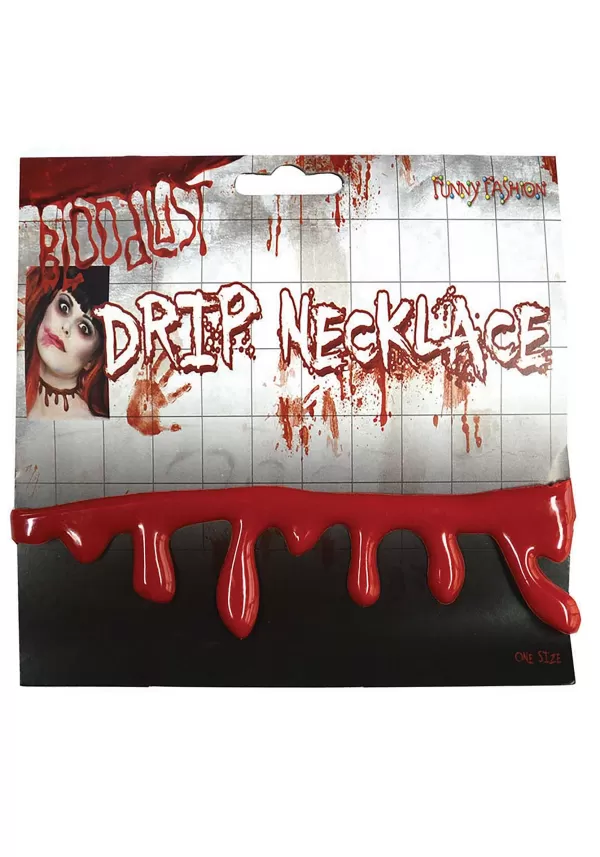 Best Sale Blood Drip Necklace Costume Jewelry