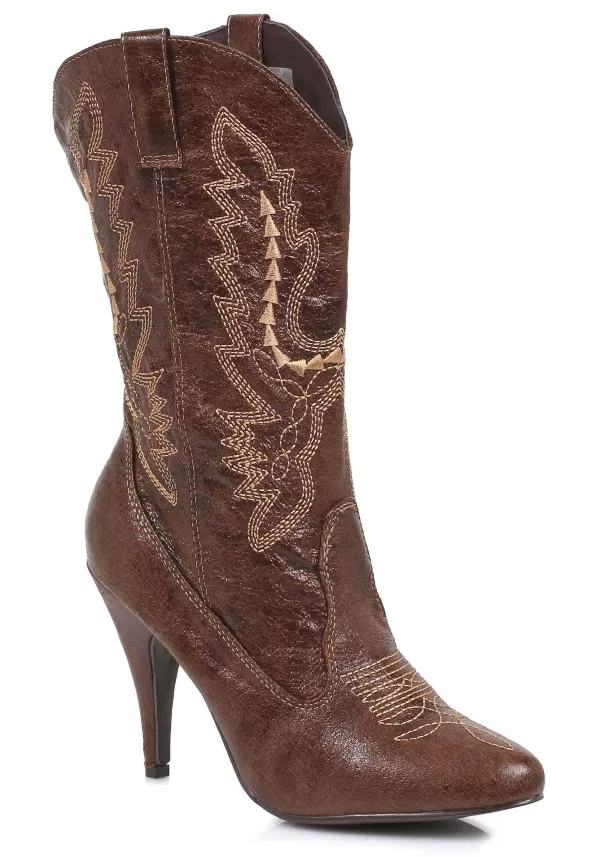 New Brown Cowgirl Boots For Women Boots/Shoes