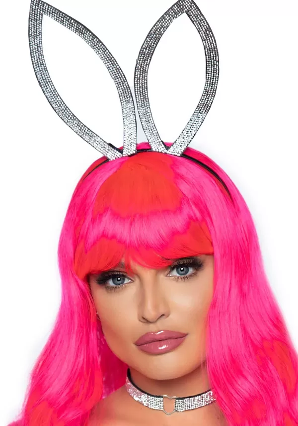 Best Sale Bunny Ear Rhinestone Headband Costume Costume Jewelry