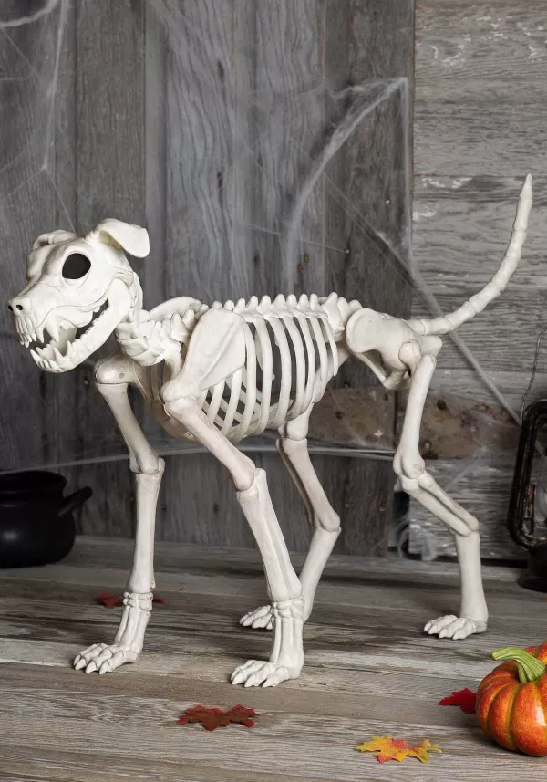 Discount Buster Bonez 28" Skeleton Dog Halloween Props