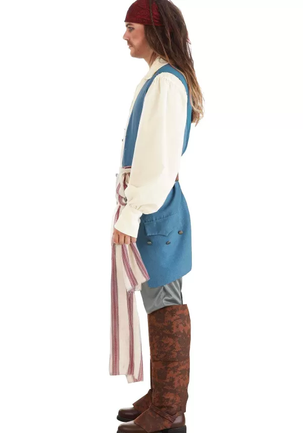 Flash Sale Captain Jack Sparrow Costume From Disney'S Pirates Of The Caribbean Men'S Costumes