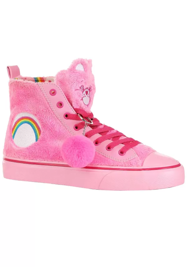 Online Care Bears Cheer Bear Pink High Top Shoes For Women Boots/Shoes